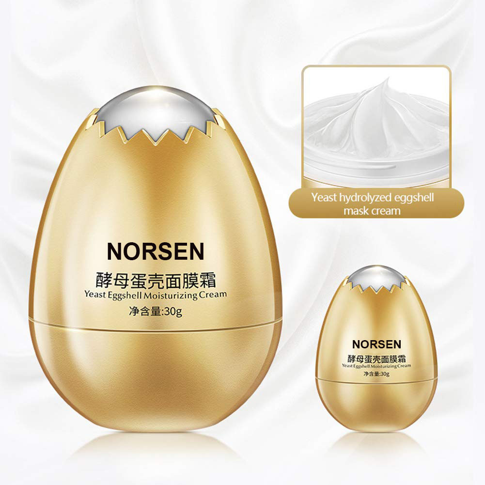 Wholesale Private Label Egg Shell Yeast Mask Cream for Moisturizing Tightening