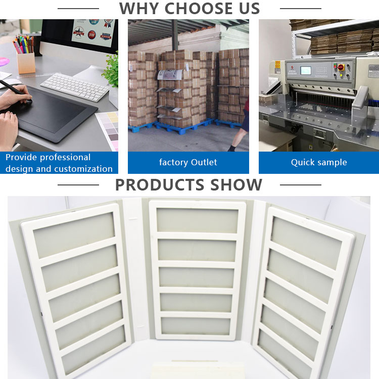 Diode Stone Display Marble Tile Sample Plastic Display Quartz Sample In Book Holder For Granite And Folder