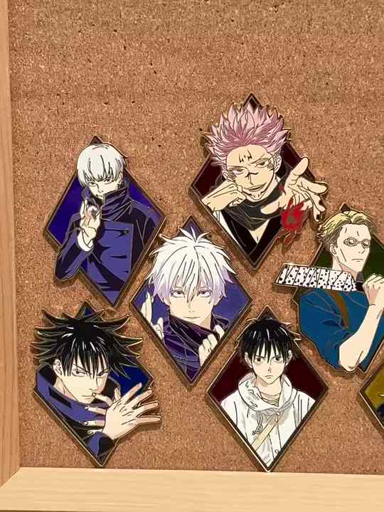 Japanese Anime Hard Enamel Pins Manga Brooches Badge Lapel Pin for ...