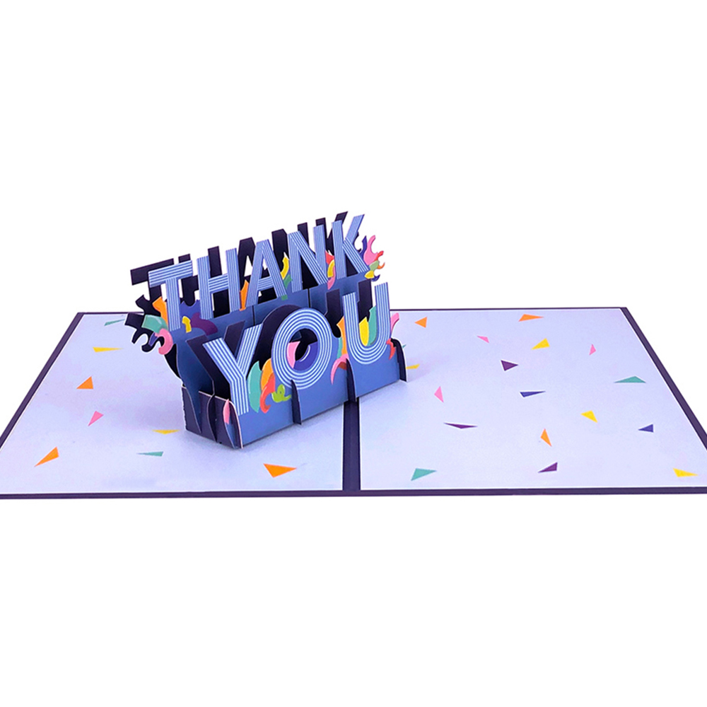 Печать на бумаге, 3d выдвижная открытка, карточка с логотипом на заказ