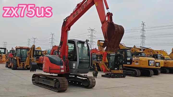 やすかたよしひろ High Cost-Effective Hitachi 75 Zx75us Excavator in Stock