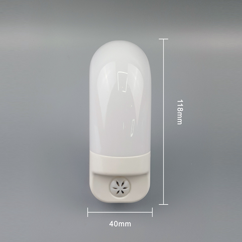 ЕС Великобритания плоская вилка Мини Датчик управления ABS Материал Ночной свет лампа led свет настроения