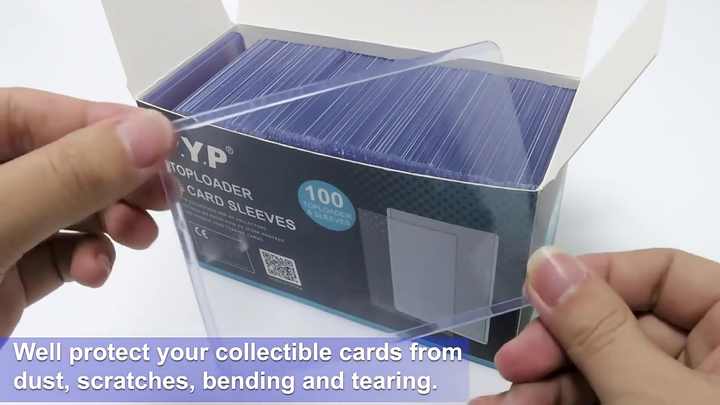 3"X4" Card Sleeves Hard Plastic Baseball Card Protectors Premium Football  TCG Top Loader for Sports Card Holder Toploader