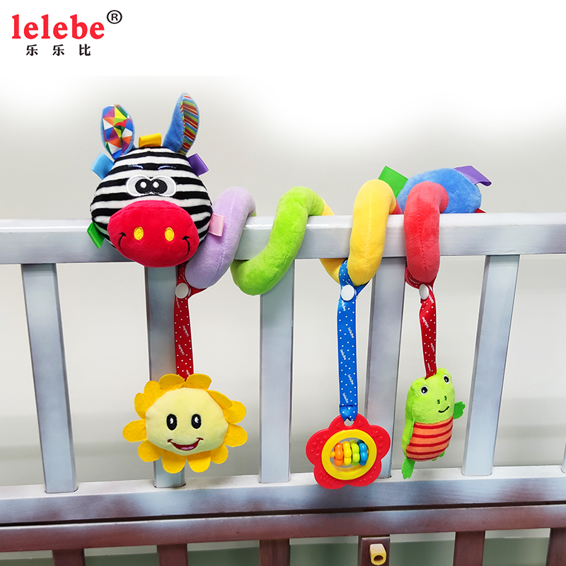 Детская коляска люлька украшения OEM животных Погремушка мех игрушка-погремушка Лидер продаж другой ребенок игрушка зубы