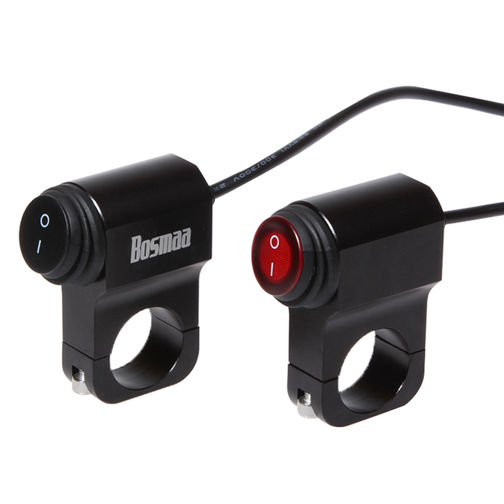 Фара для мотоцикла Руль светодиодный пуш-ап рок кнопочный переключатель