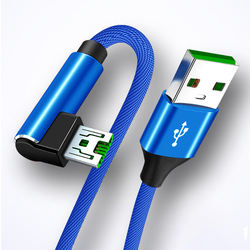 2020 fast charging data cable durable weave easy to micro data charging cable