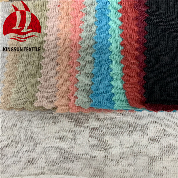 Китайская фабрика, в наличии, трикотажная ткань из конопляного органического хлопка