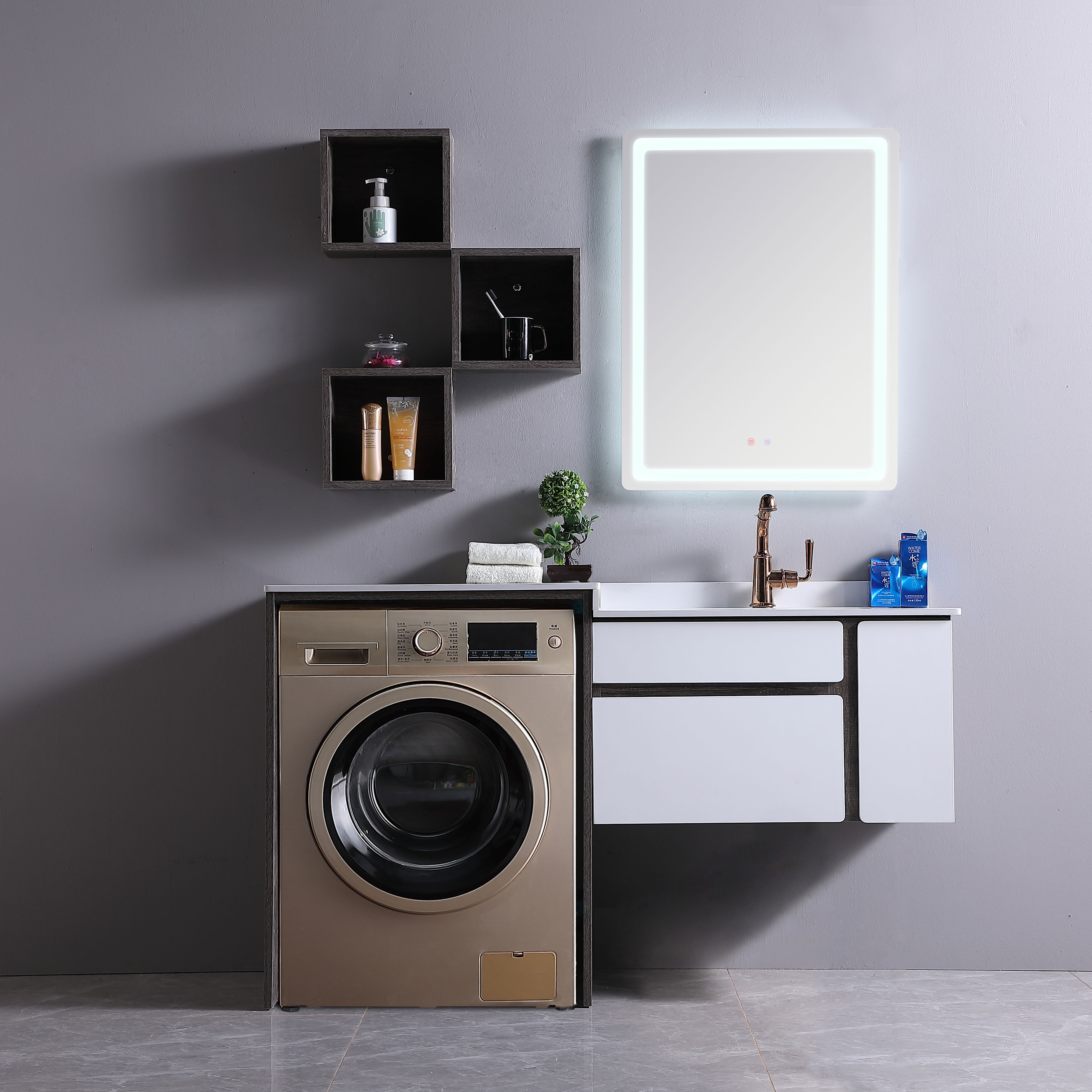 buy bathroom laundry cabinet,bathroom cabinet led mirror