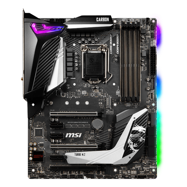 MSI MPG Z390 GAMING PRO CARBON AC LGA 1151 マザーボード（中古）