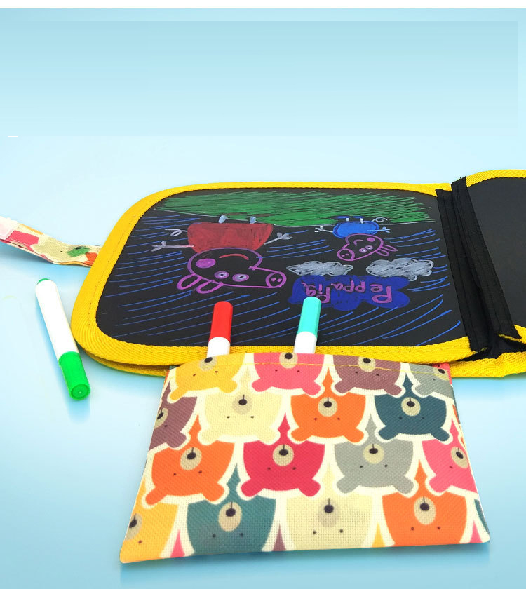 Gran oferta de Amazon, libro de dibujo para niños, portátil, borrable, sin desorden, tiza, sin polvo, tablero de garabatos, libro de dibujo para niños