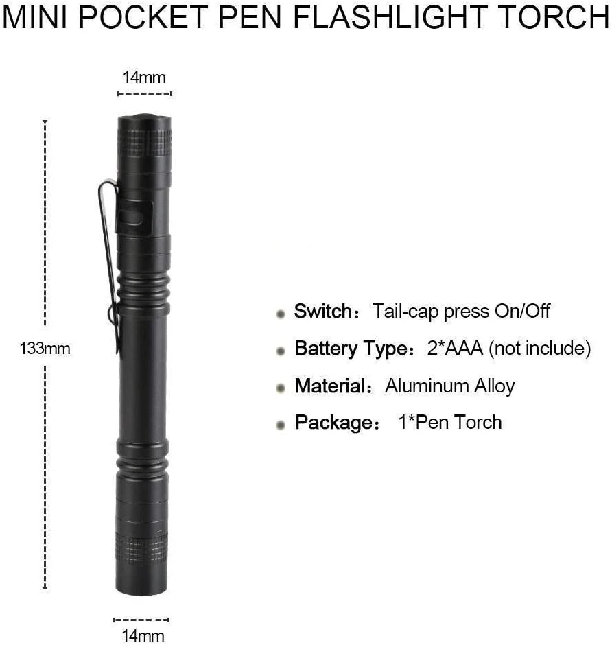 Tanie Mini poręczna kieszeń lampa przenośny długopis światło LED l… sklep internetowy