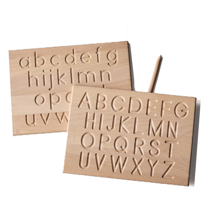 Оригинальный оригинальный низкий алфавит, доска для рисования, два алфавита на одной доске, деревянные игрушки, креативная обучающая игрушка