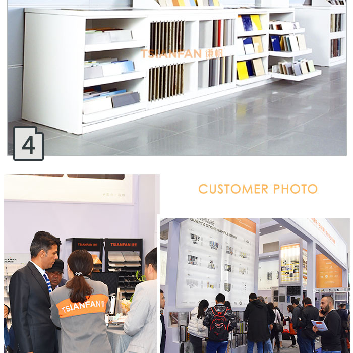 Producer Simple Modern Tile Display Ceramic Stands Showroom Trade Show Carpet Stone Display Rack Tile
