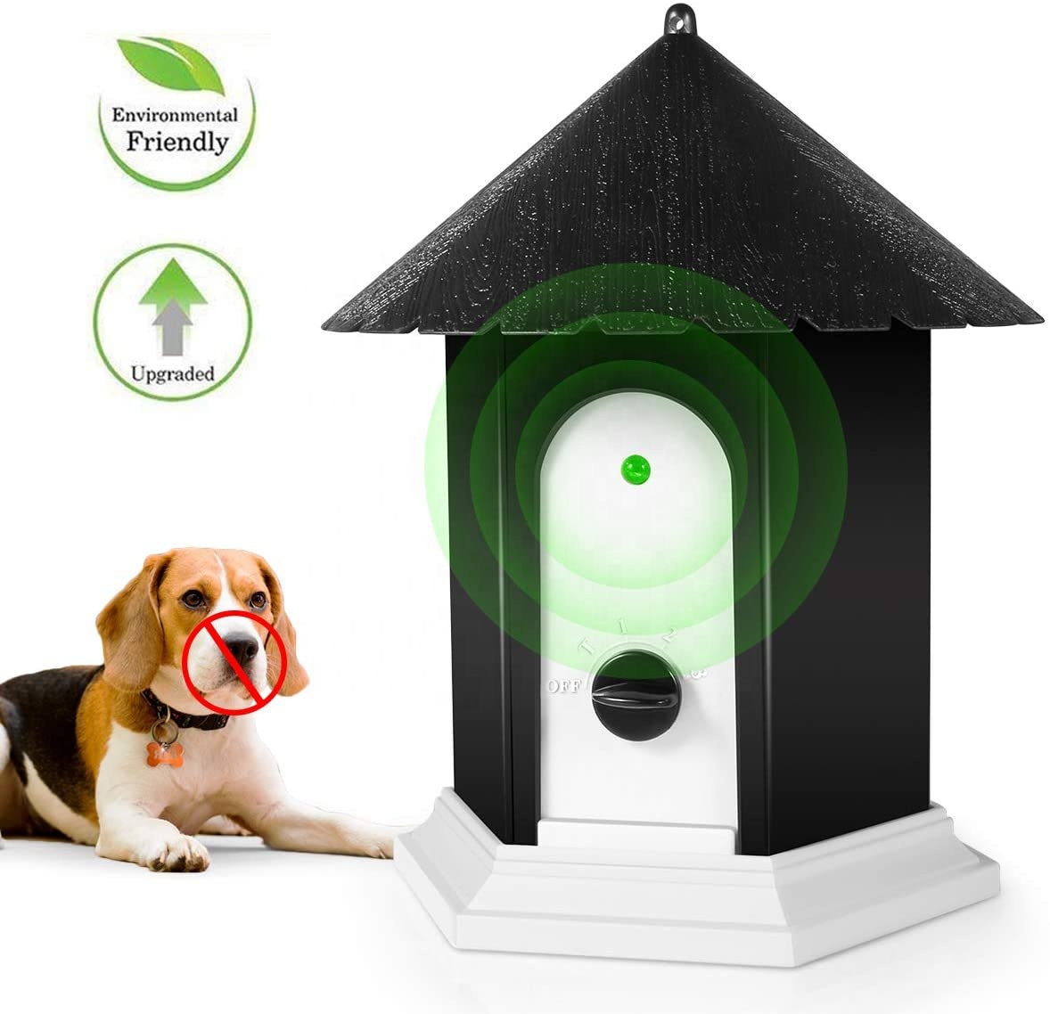 Устройство против лай для собак ультразвуковая звуковая кора сдерживания открытый птичий домик