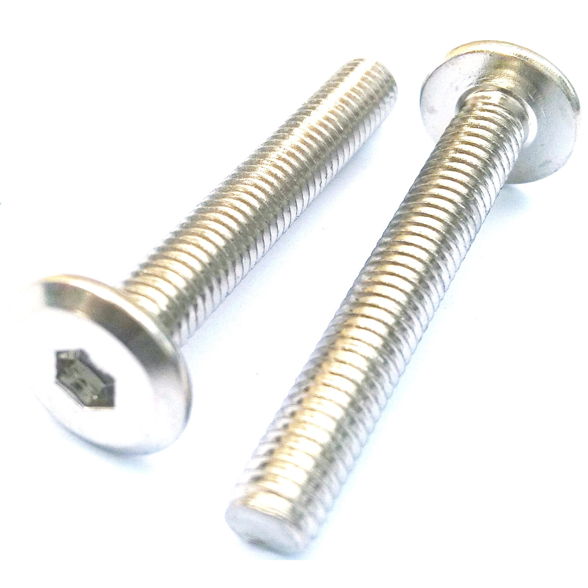 8mm M8 Nero A2 Acciaio Inox Presa Tappo Viti Bulloni A2-70 Allen Chiave Testa
