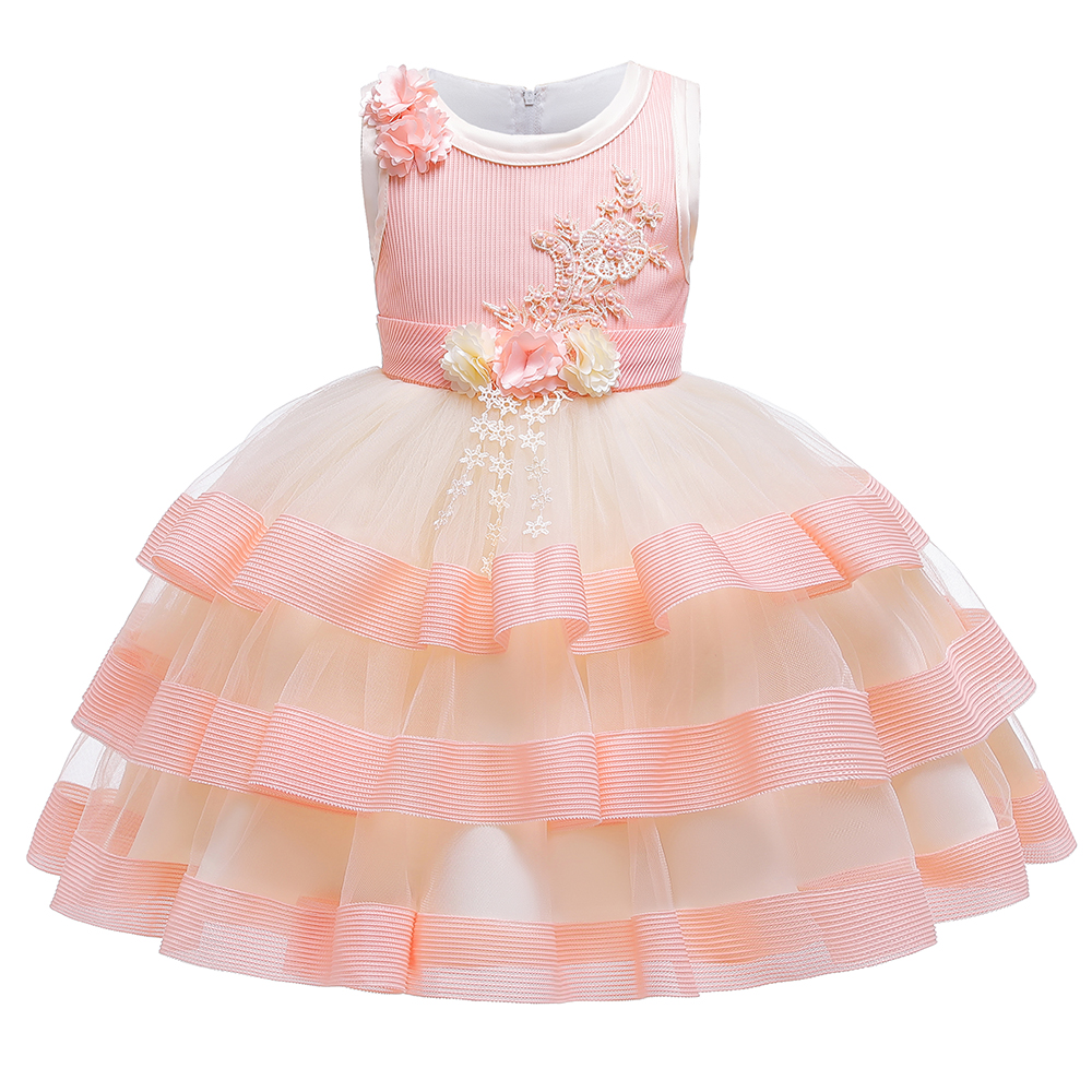 Lisin Children Kids Baby Girls Skirt,Show Dance Party Flower Princess Gauze Tutu Skirt