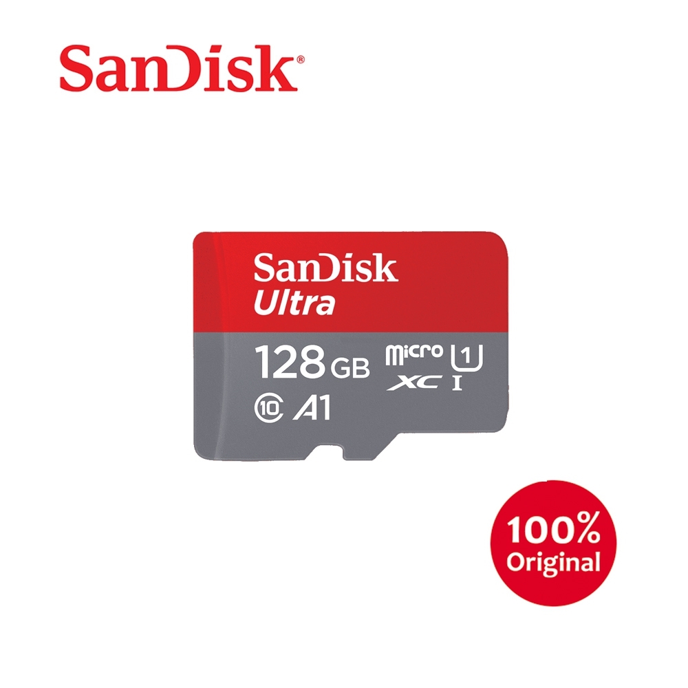 Высокоскоростная оригинальная 128G A1 ультра память SanDisk