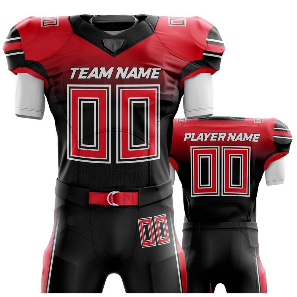 2021 new design youth cheap custom sublimation American football uniforms