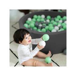 Ball Pit Grey Mint White balls