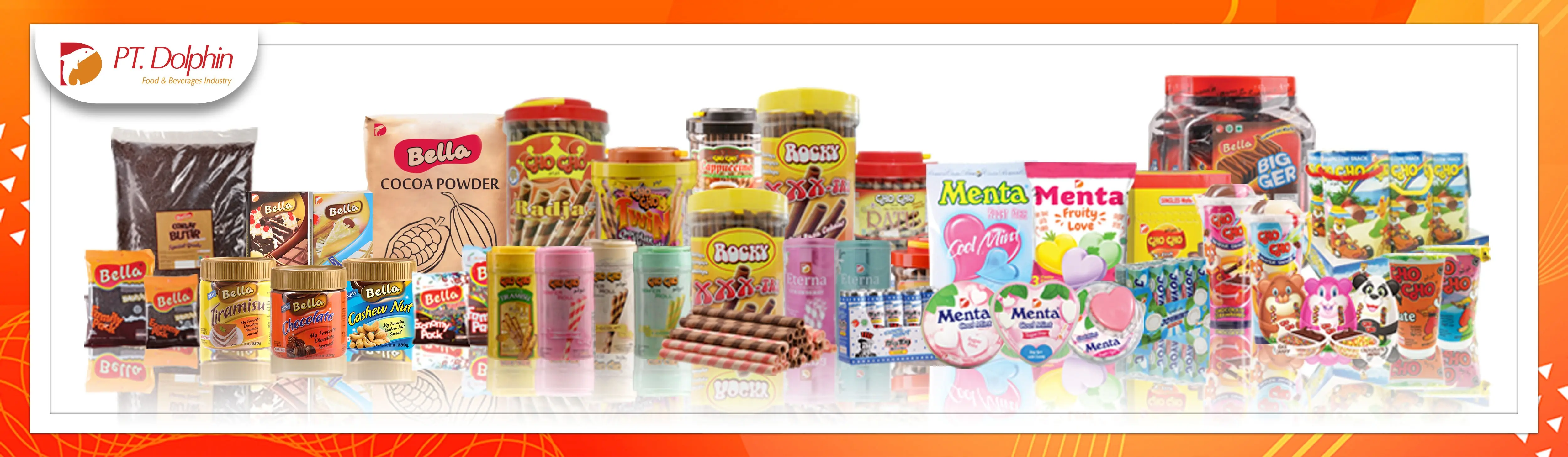PT. DOLPHIN FOOD & BEVERAGES INDUSTRY - Chocolate, Snack