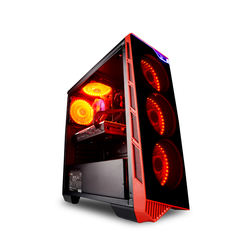 super-ATX CPU case 360 water-cooling gaming case with RGB light Strip