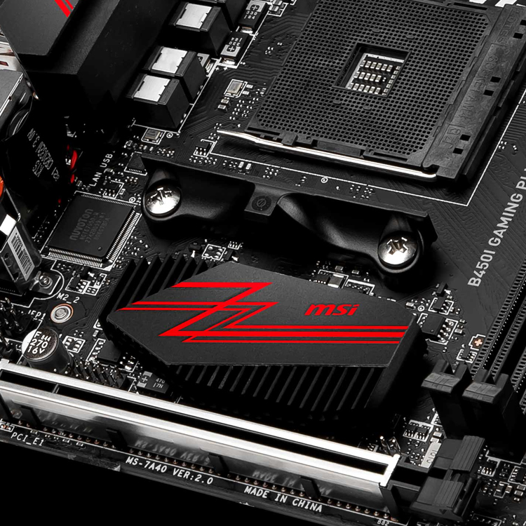 MSI B450I GAMING PLUS AC Mini-ITX Gaming Motherboard