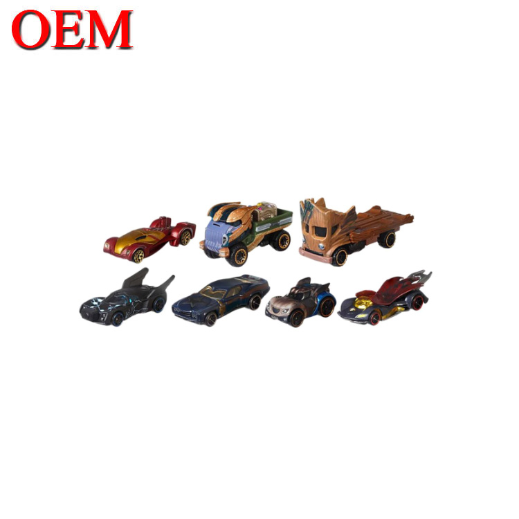 Custom Plastic Hot Wheel Marvel Character Toy Cars Collection Assortment Manufacture
