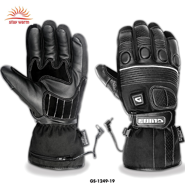 Зимние перезаряжаемые электрические теплые с подогревом лыжные перчатки для мужчин и женщин на батарейках нагревательные перчатки водонепроницаемые термоизоляционные