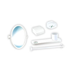 Malaysia Best Quality 6-Piece Bathroom Plastic Mirror Set