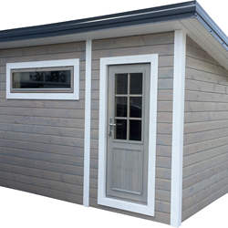2020 Design Prefab Wooden Sauna House 2,3 m x 3,4 m