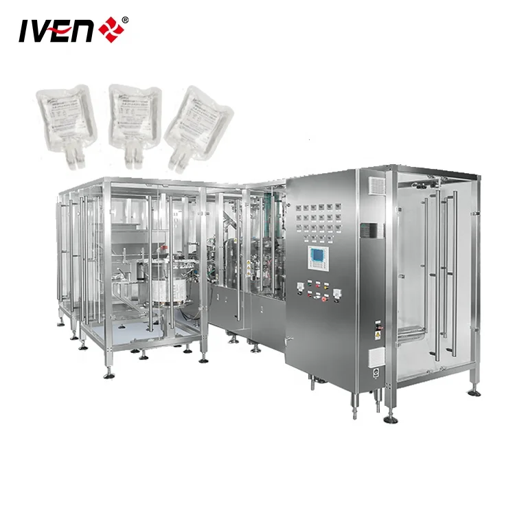 Non PVC Soft Bag IVF Infusion Solution Production Line IVF Equipment