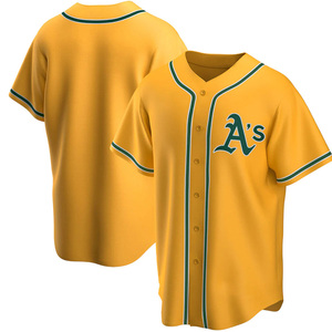 yellow baseball jersey