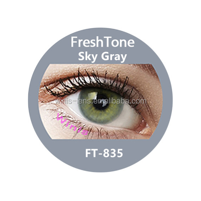 Оптовая продажа, низкая заводская цена, сделано в Южной Корее, FreshTone Super Naturals, мягкие косметические цветные контактные линзы