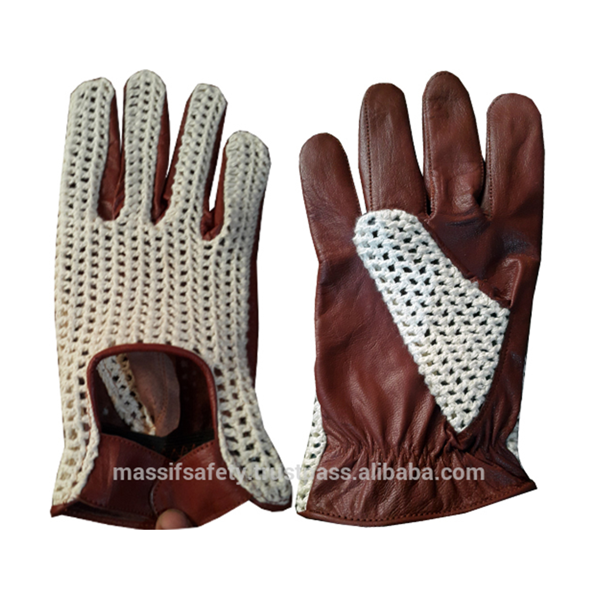 leather chauffeur hat