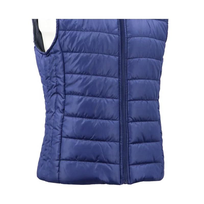 ultraligera sin mangas chaqueta acolchada de burbujas Chaleco plegable con capucha para hombre