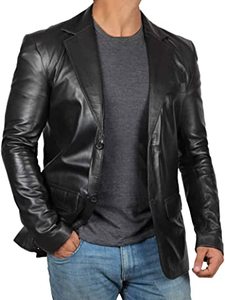 mens leather blazers for sale