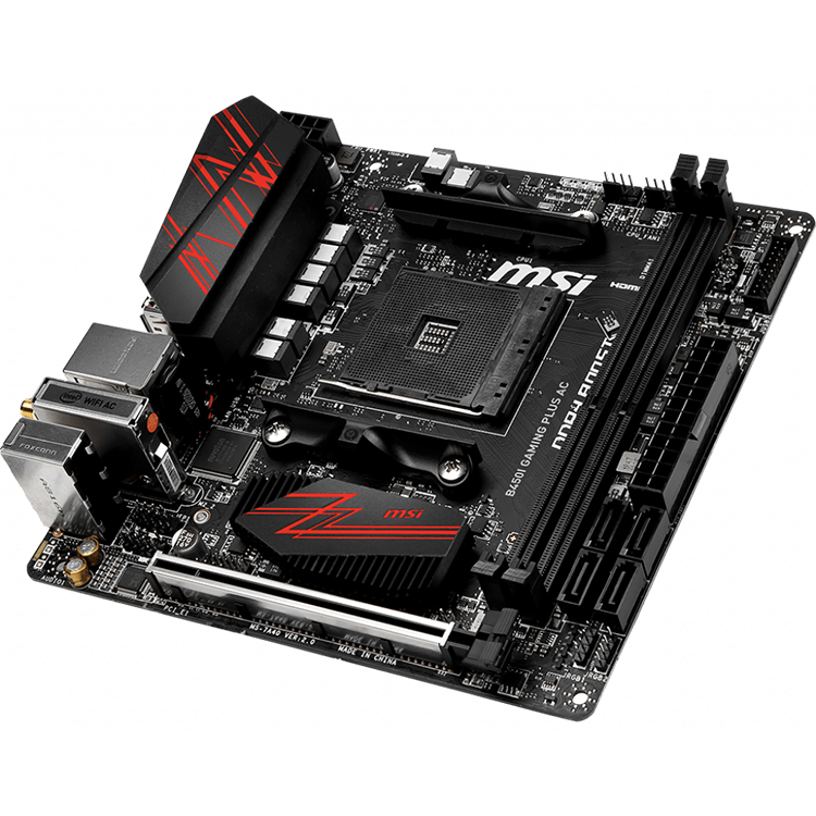 MSI B450I GAMING PLUS AC マザーボード B450I GAMING PLUS MAX WIFI