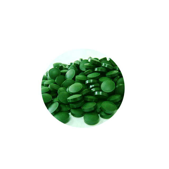Поставка с завода GMP, таблетки хлорелы органические в антиоксиданте