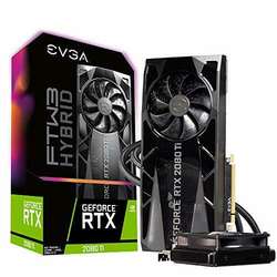 RTX 2080 Ti EVGA GeForce FTW3 Ultra Gaming 11GB GDDR6 11G-P4-2487-KR iCX2 & RGB CONDUZIU a Placa Gráfica