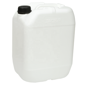 6 x 25 litre new plastic bottle jerry can water container 3 blue 3 white NEW