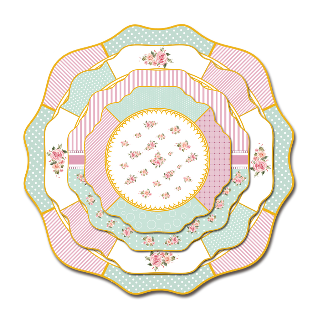 Оптовая продажа, элегантные фарфоровые тарелки из тонкой костяной фарфора для вечеринки, серебряные тарелки с белым подсолнухом для свадьбы и банкета