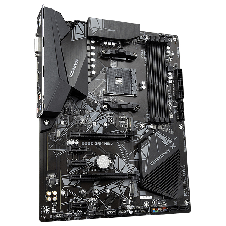 Used GIGABYTE B550 GAMING X Motherboard for AMD AM4, 4 DDR4