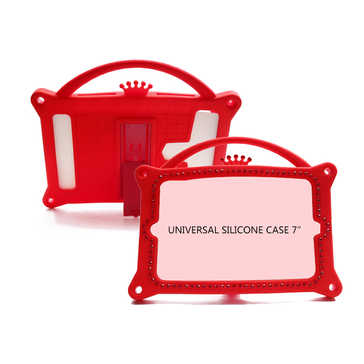 7/10 дюймов противоударный детский стенд держатель силиконовый универсальный чехол для планшета для ipad с ручкой