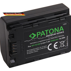 Bateria da câmera para NP-FZ100 PATONA Premium, HVR-Z1C, HVR-V1C, FX7E, NEX-FS100 : 2250mAh: 7,2V: 16,2 Wh