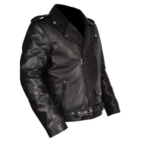 chaqueta piloto hombre cuero