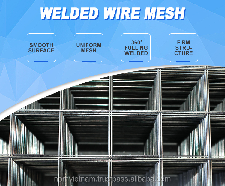 Vietnam Stanless Steel  Galvanized Welded Wire Mesh Panel For Sale