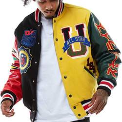 New Style Good Quality Sublimation Versity Jacket For Men