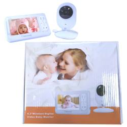 4.3 LCD Screen, Video Monitor  Camera and Audio Night Vision,Support Multi Camera  temperature monitoring newborn  Baby Monitor