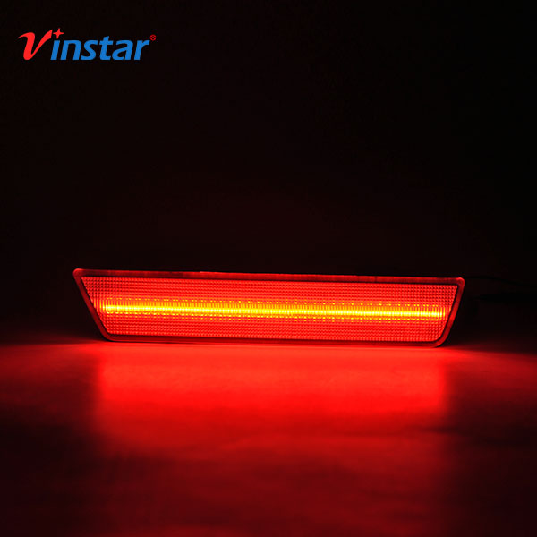 Vinstar дымовая Линза Автомобиля СВЕТОДИОДНЫЙ боковой маркер бампер свет для Dodge Challenger 2008-2014