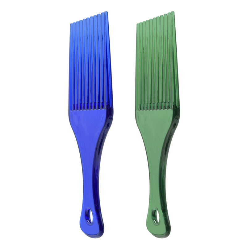 Insert Afro Hair Pick Comb Hair Fork Comb Oil Slick Styling Hair Brush Hairdressing Accessory for Men & Women